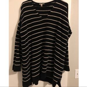 Womens Striped Sweater